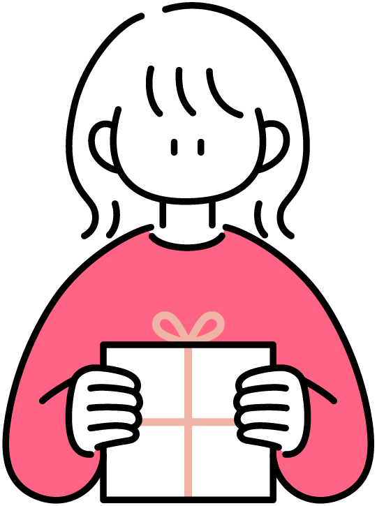 お届けするイラスト